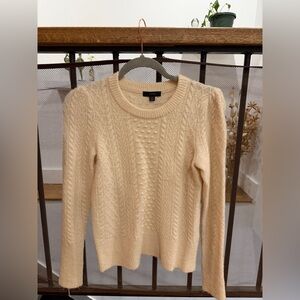 J. Crew Wool Cream  Knit Sweater